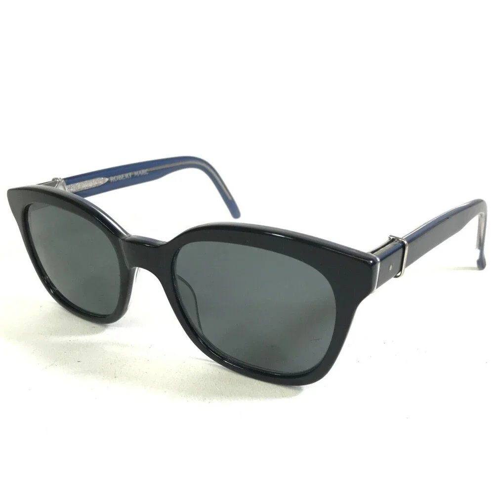 Robert Marc Sunglasses Frames 600-100 Blue Square Cat Eye Full Rim 48-20-130